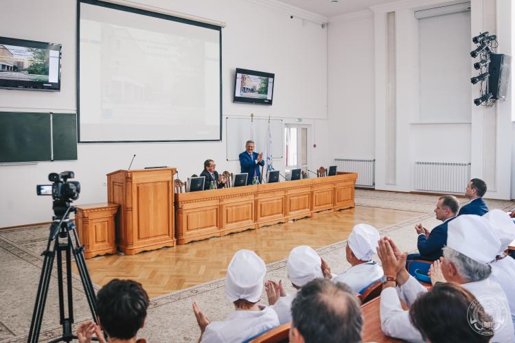 Визит Академика РАН, доктора ветеринарных наук, профессора Анатолия Яковлевича Самуйленко в Ставропольский ГАУ 