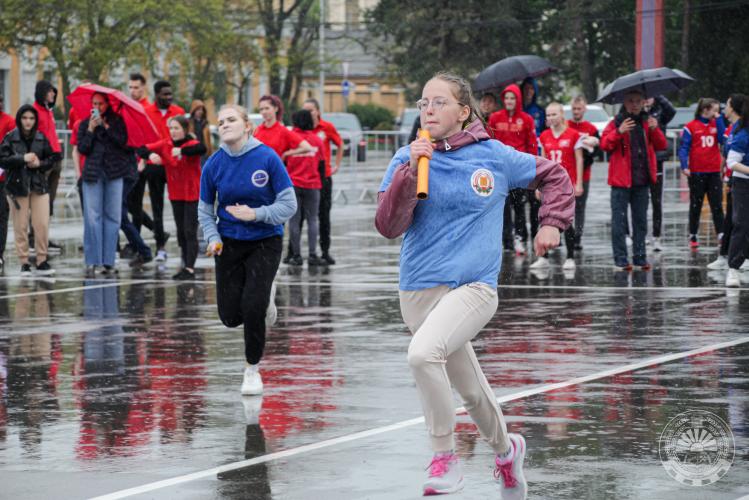 Athletics relay race for the prizes of the newspaper "Stavropolskaya Pravda"