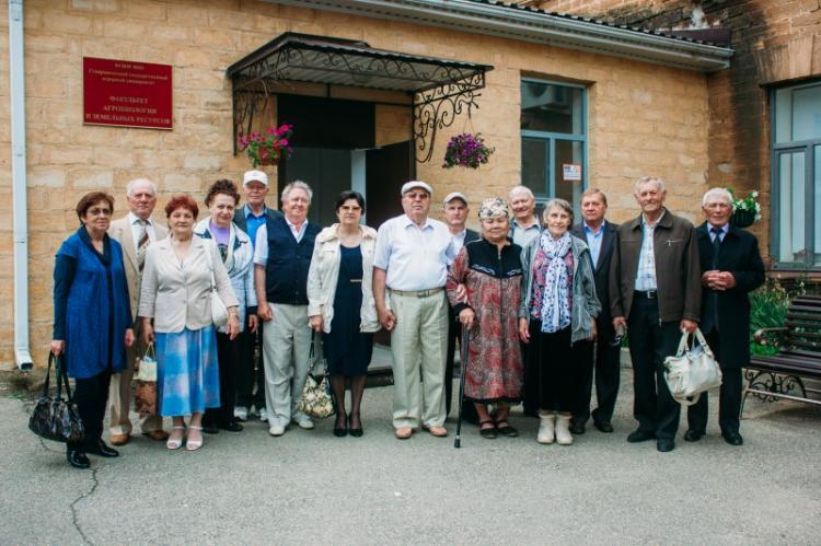 Полвека спустя встретились выпускники аграрного университета в родных стенах