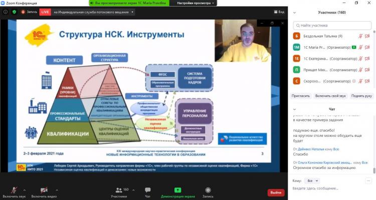 Участие в XXI международной научно-практической конференции «Новые информационные технологии в образовании»