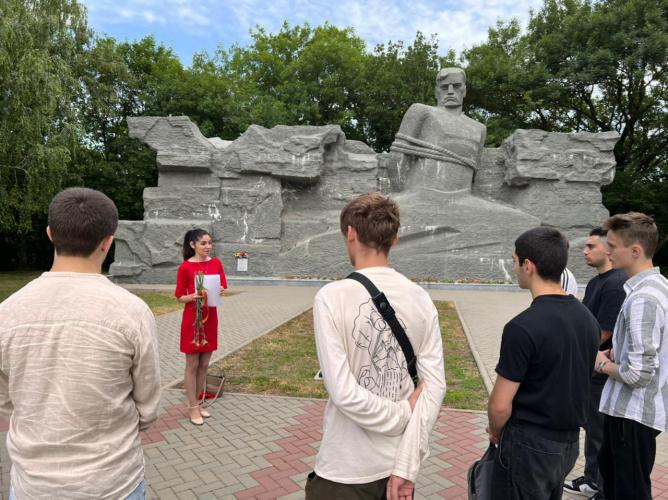 Patriotic event with students of the Faculty of Economics